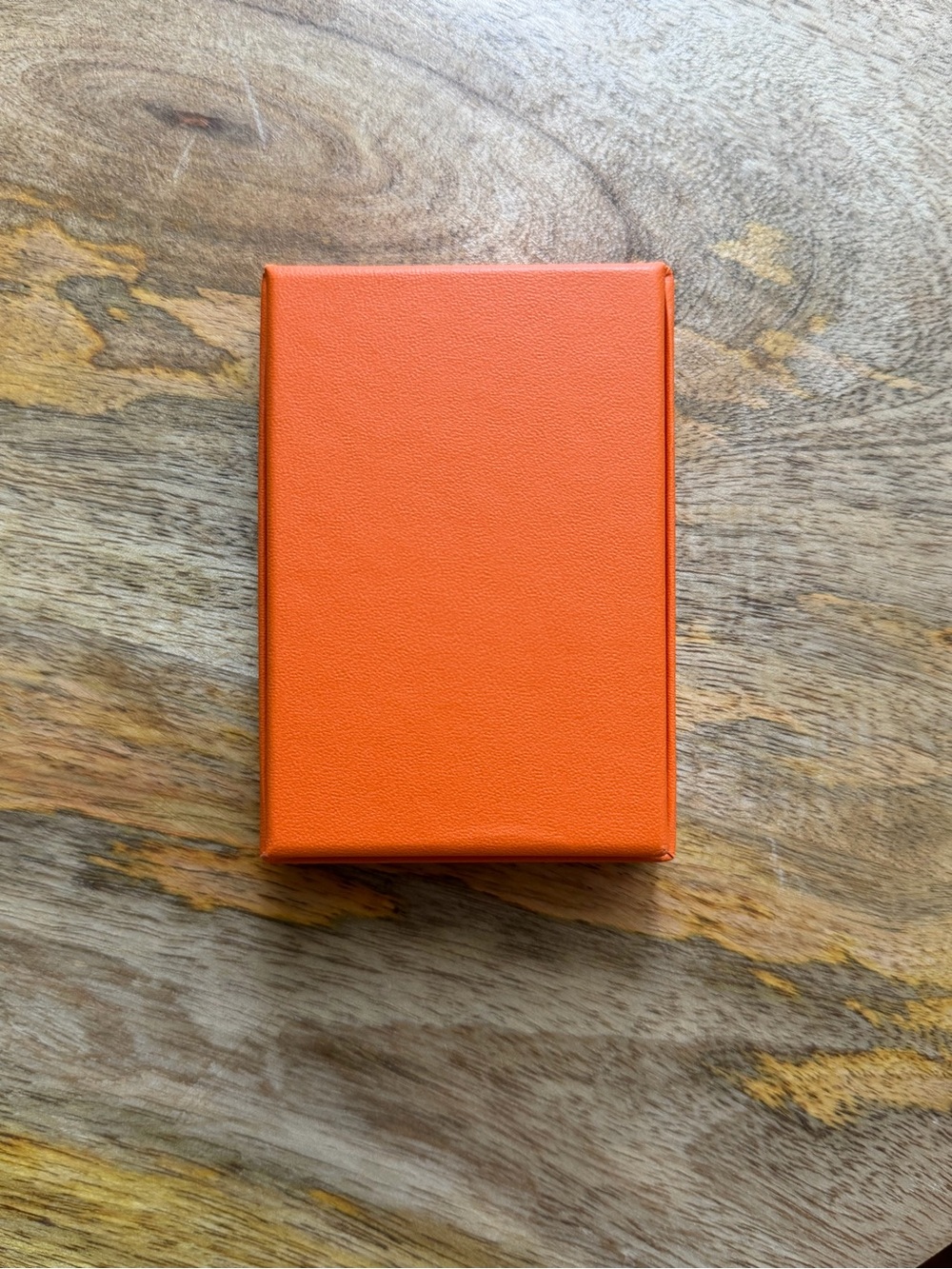 Authentic Hermès Small Orange Gift Box with Dust Bag - Empty - Picture 2 of 6
